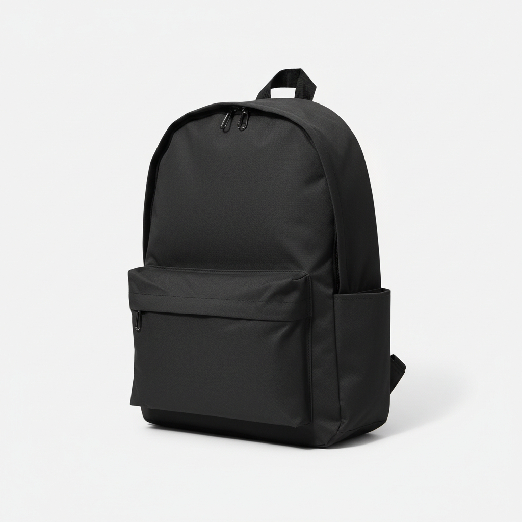 [COD] Ransel Polos Wanita Pria Tas Sekolah Warna Hitam Polos Tas Sekolah SMA SMP HokiOfficial