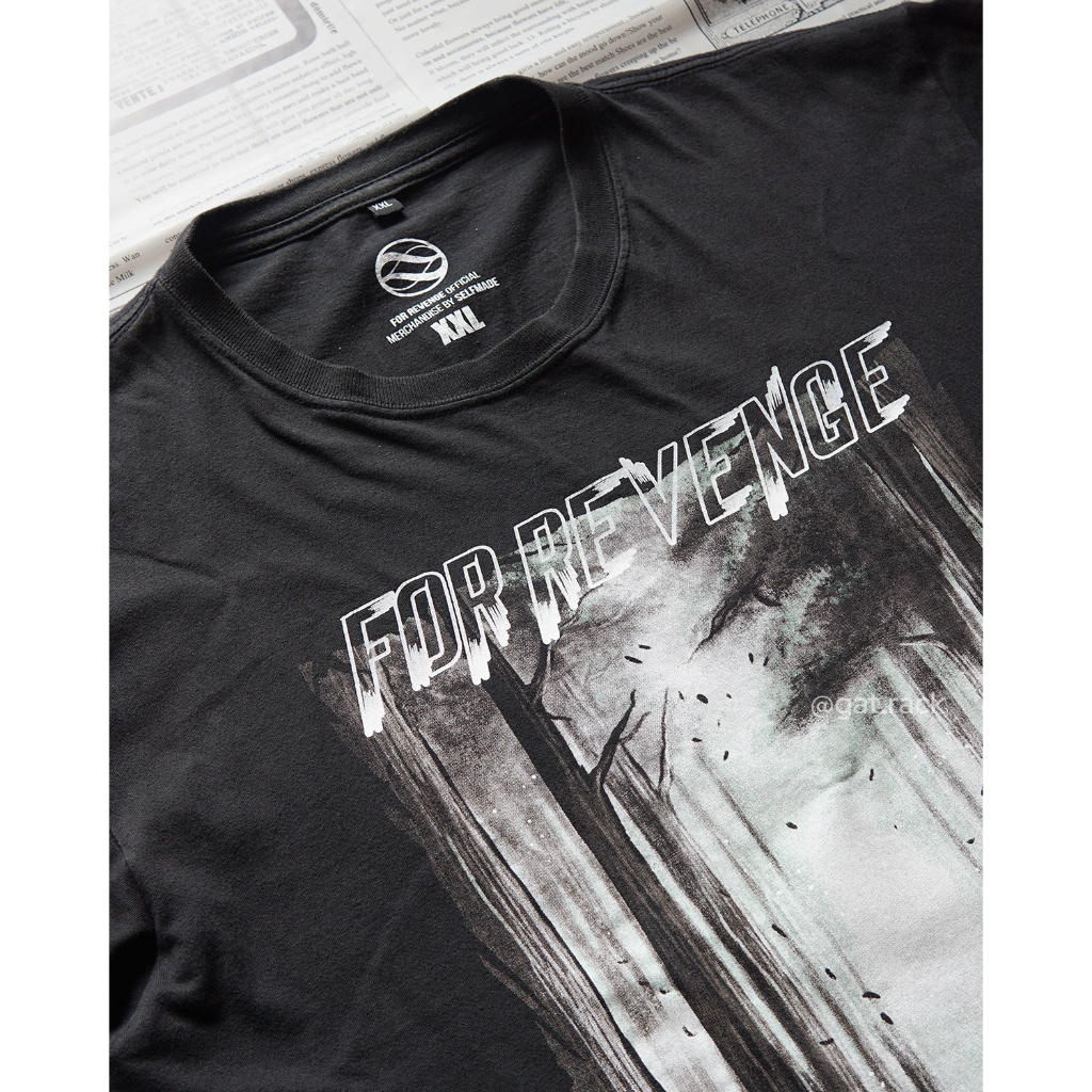 TSHIRT KAOS FOR REVENGE Preloved 100% Original