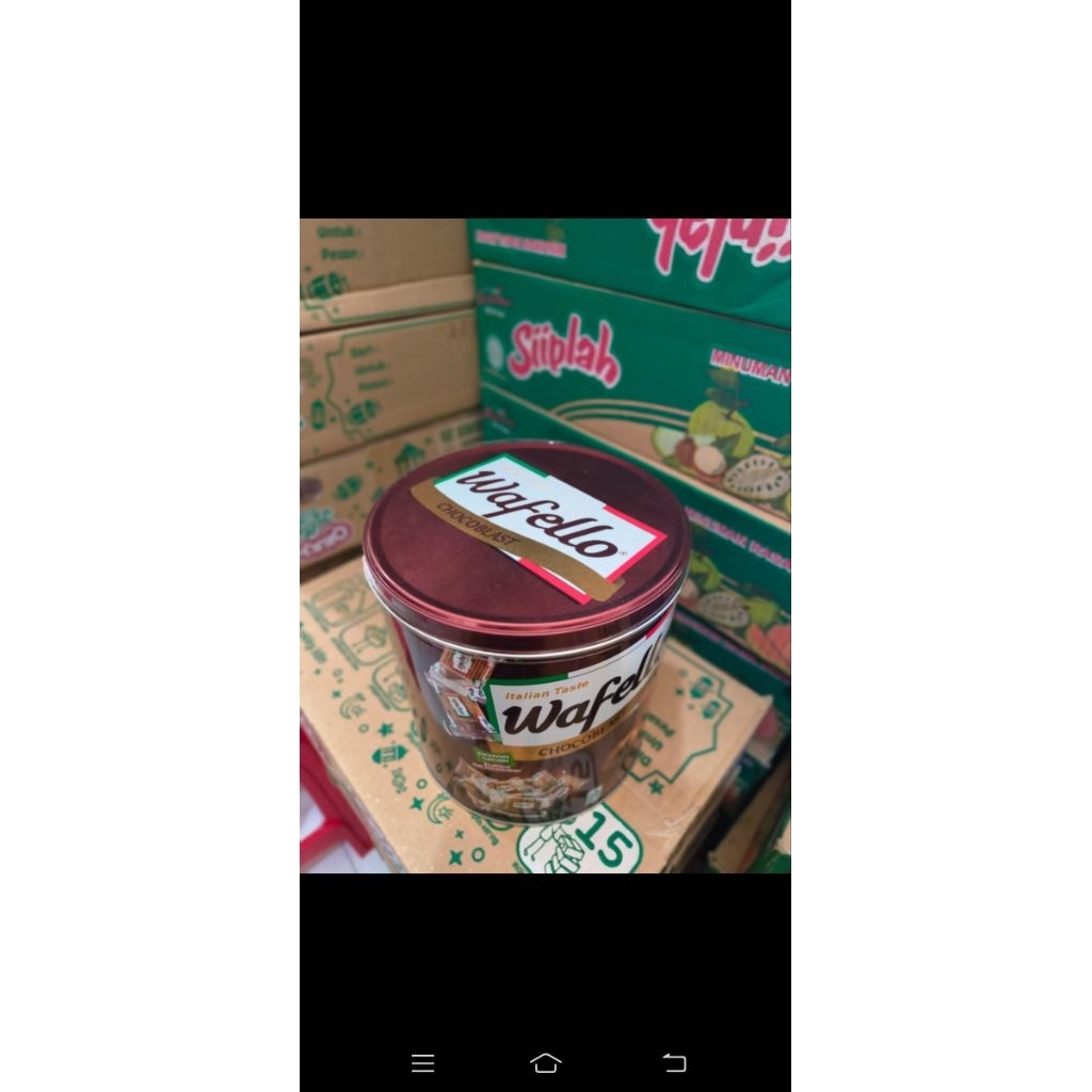Wafello Wafer Kaleng Lebaran