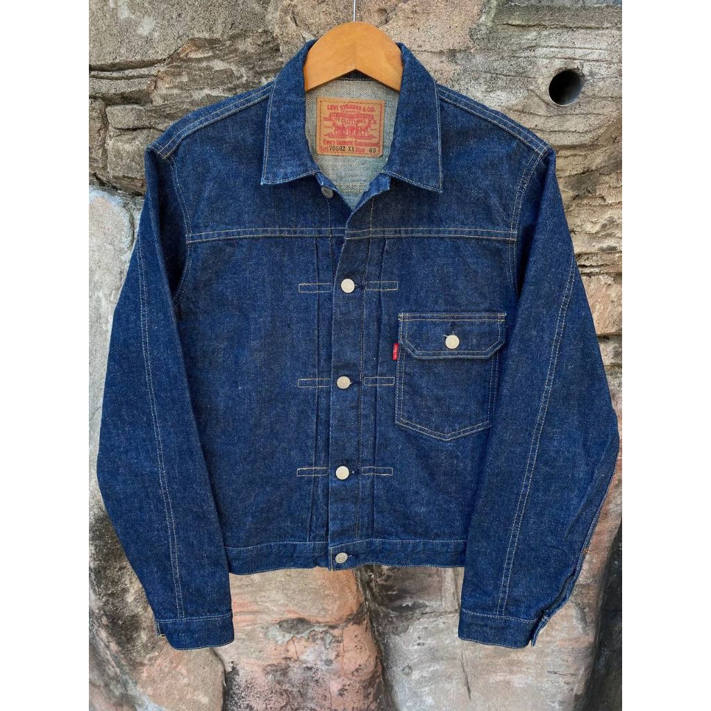 Levi's Vintage Clothing Type I Selvedge Trucker Denim Jacket 70502-XX LVC size L
