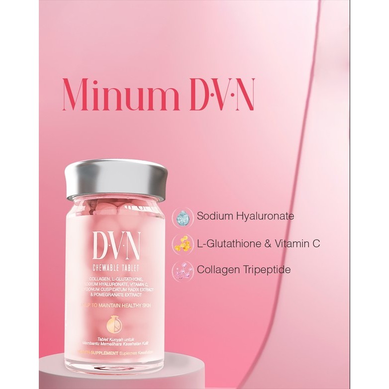 D Vine Collagen Isi 60 butir Original Candy -DVINE Collagen Pemutih Kulit Badan