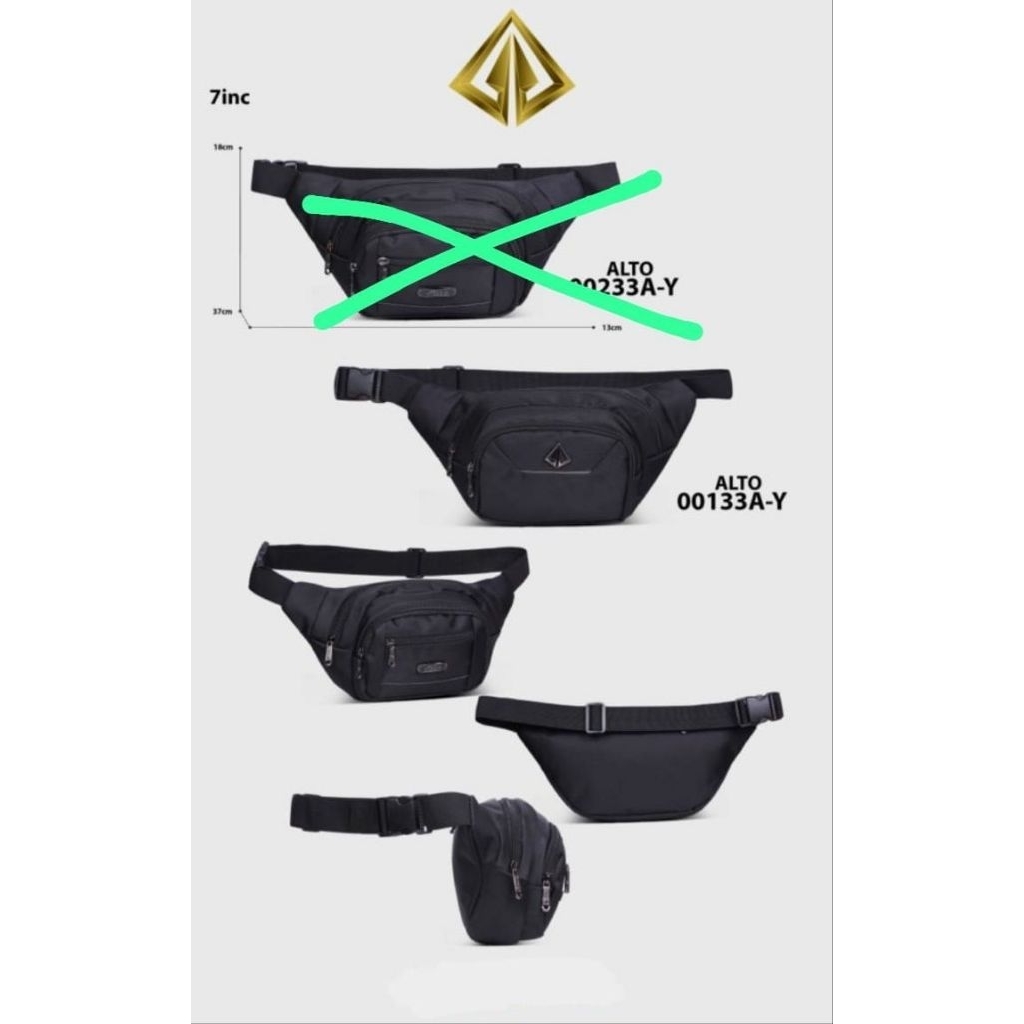 Tas waistbag alto /tas selempang pinggang alto profesional / selempang alto / tas pinggang alto 0013
