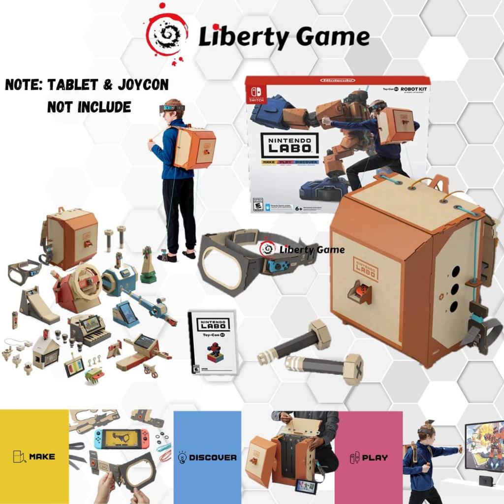 LABO ROBOT KIT + Game Original for Nintendo Switch Labo