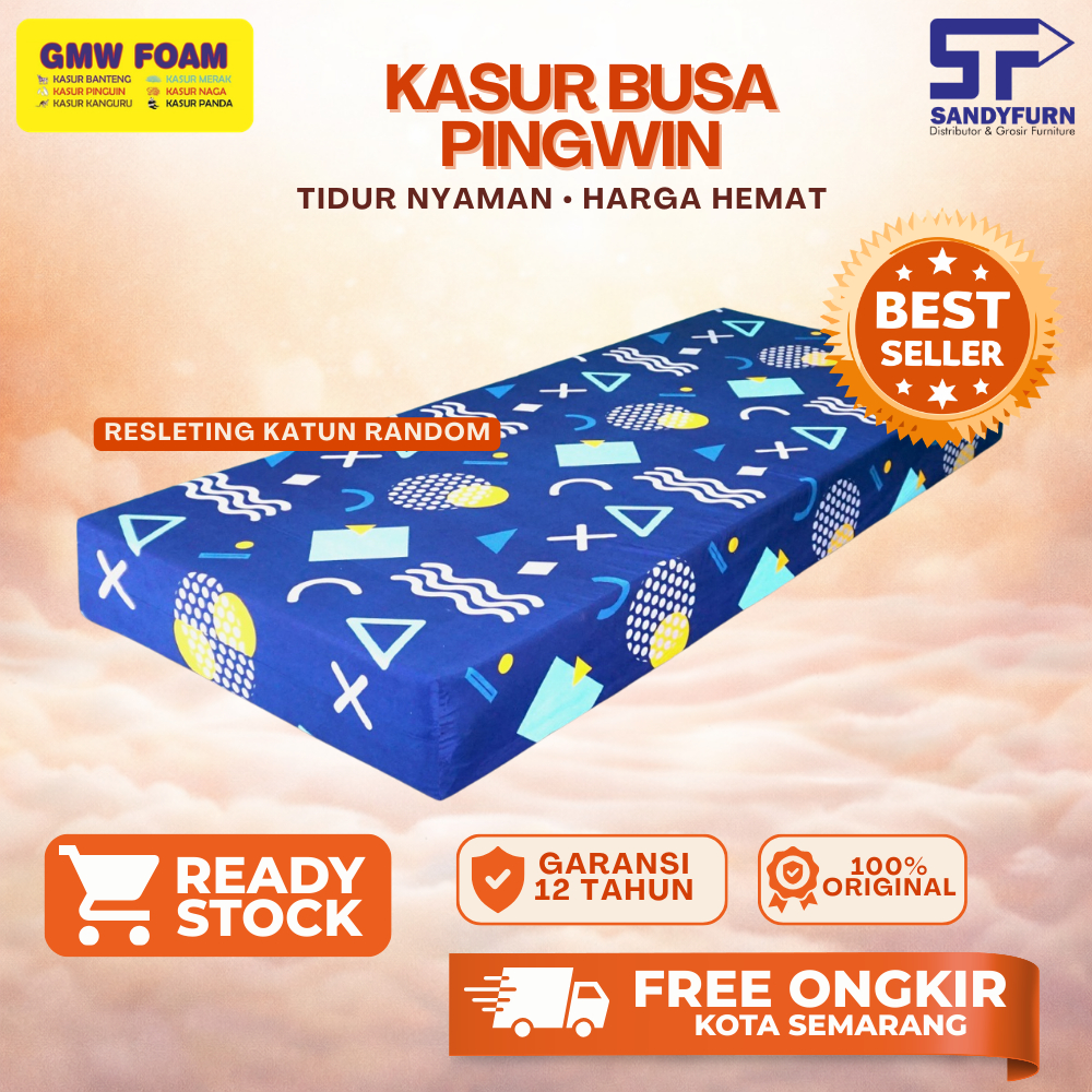 GMW Foam - Kasur Busa - Pingwin - Resleting