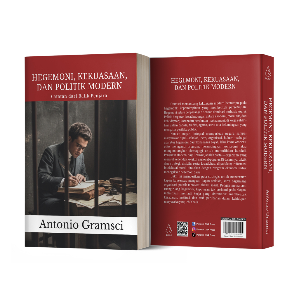 Buku Hegemoni, Kekuasaan, dan Politik Modern: Catatan dari Balik Penjara - Antonio Gramsci - IRCiSoD