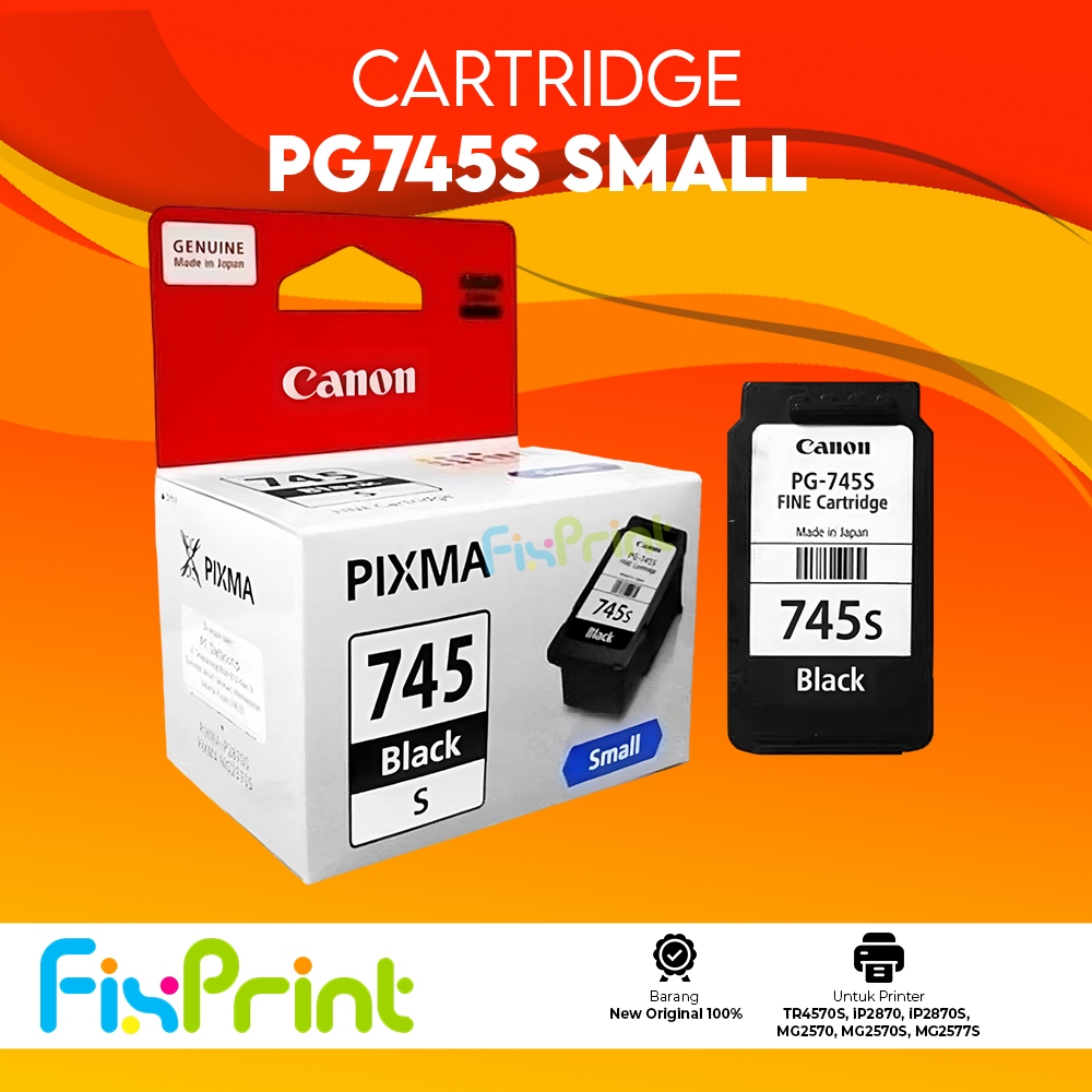 Cartridge Tinta Canon 745s PG745 Small MG3070 MX497 TS207 TS307 TS3170
