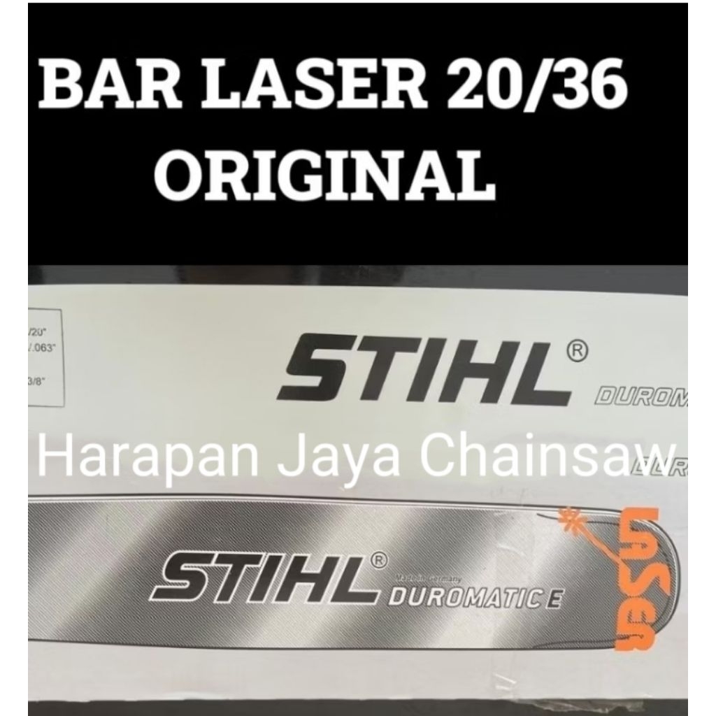 Bar Laser Senso/Sinso Stihl 20 inch 36T.Bar Laser Chainsaw Stihl 20"/36T