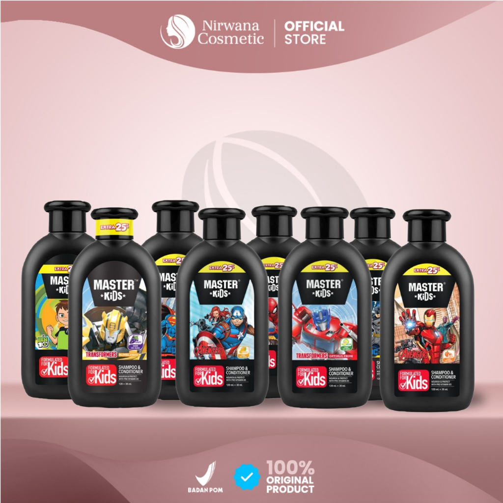 Nirwana - MASTER KIDS SHAMPOO & CONDITIONER 120 ml + 30 ml