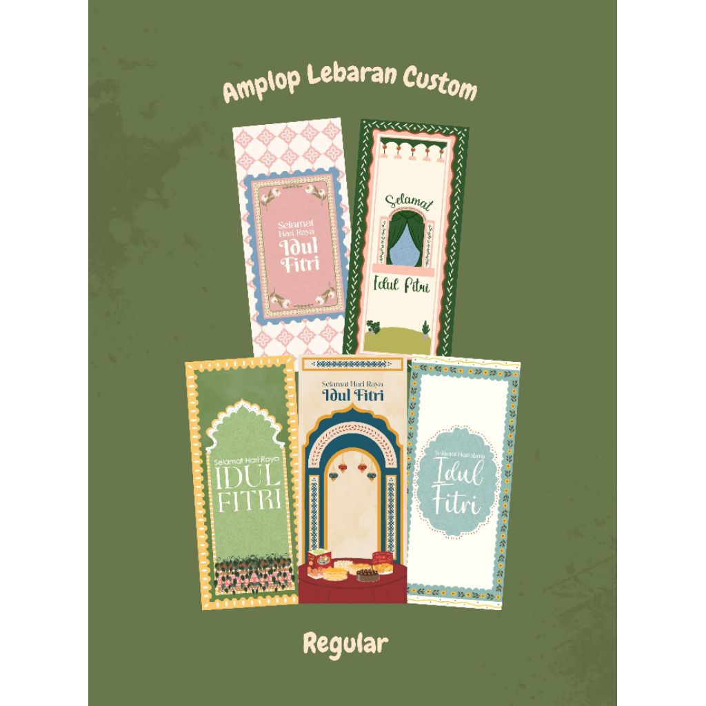 AMPLOP LEBARAN CUSTOM NAMA