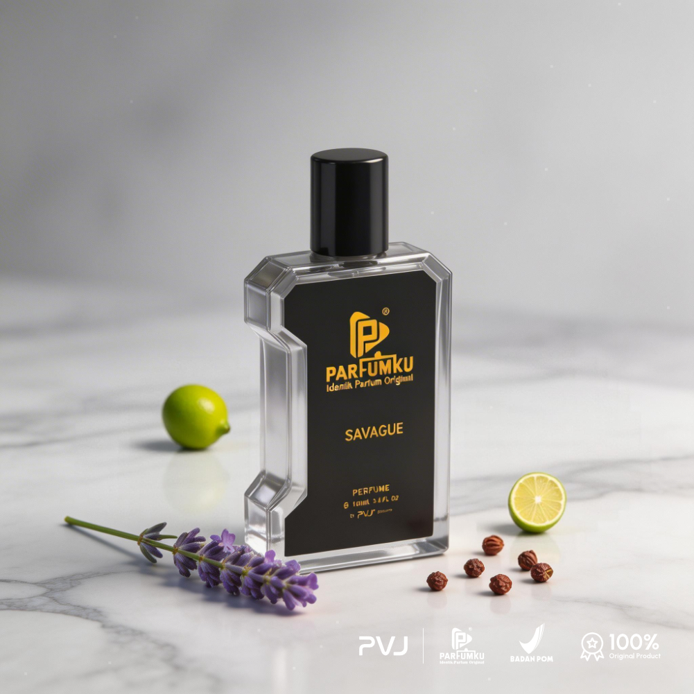 Savague - Extrait de Parfum Pria Indoor & Outdoor Parfum Tahan Lama Pria | Parfumku by PVJ