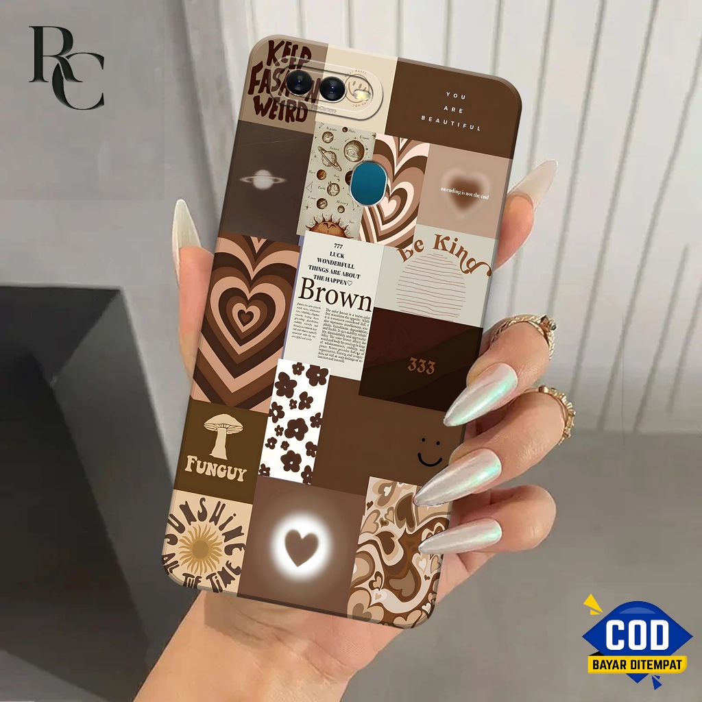 Softcase Oppo A5S/A7 Fashion Motif Aesthetic Case Oppo A5S/A7 Casing Oppo A5S/A7 Silikon Hp Pro Came