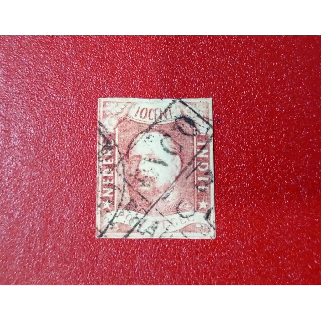 PRANGKO NED INDIE KING WILLEM RAJA WILLEM III IMPERF