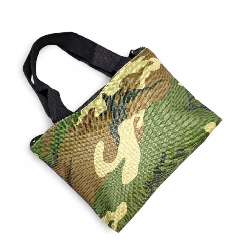 Tas Jinjing Kecil Motif Unik - Pouch Kosmetik Kanvas Waterproof - Tas Jinjing Resleting