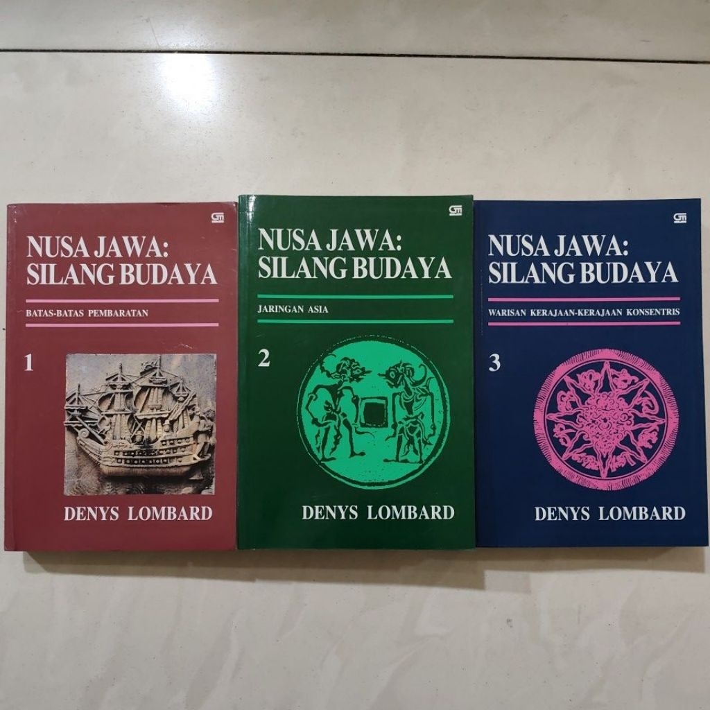Buku Original NUSA JAWA SILANG BUDAYA 1-3 by DENYS LOMBARD