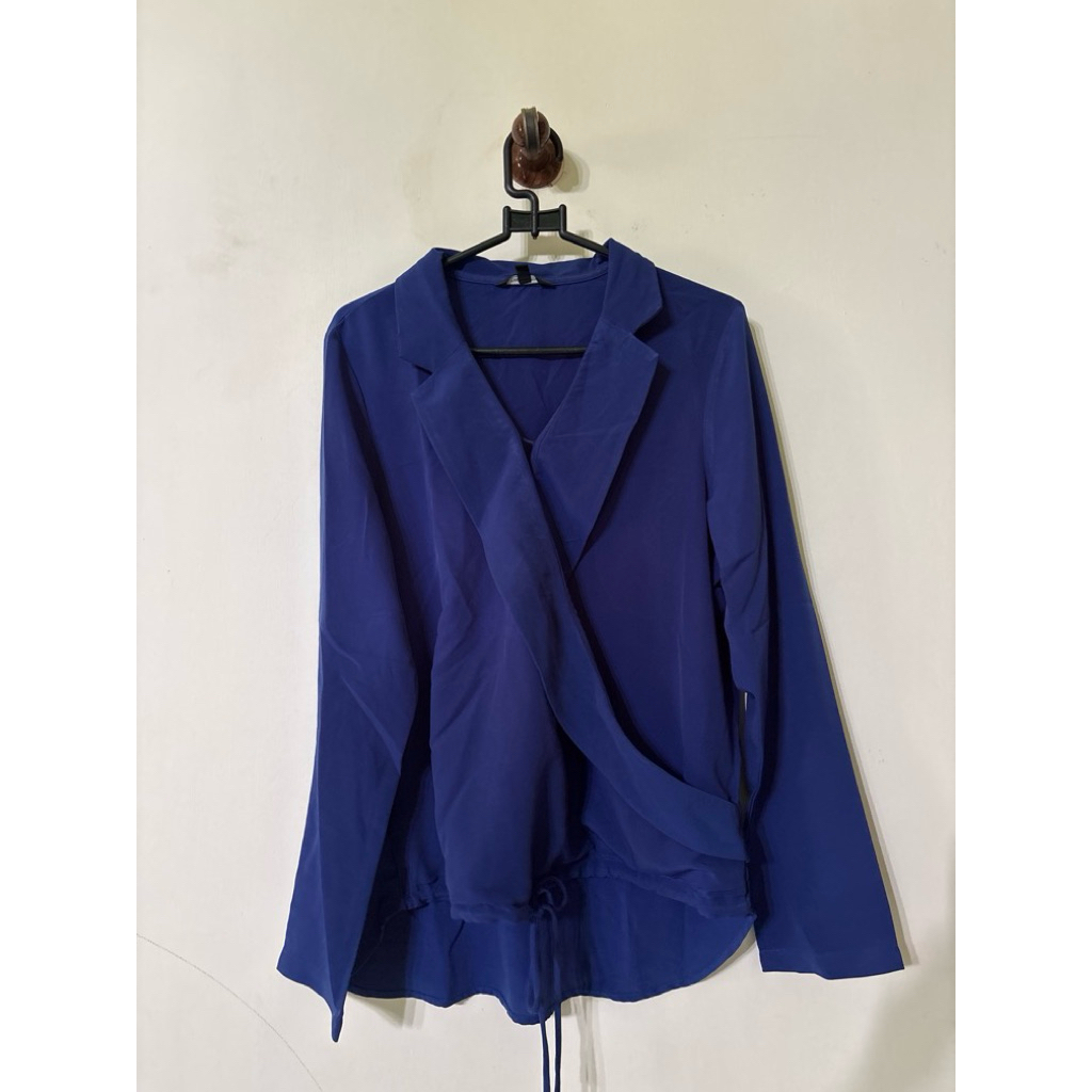 (Preloved) Navy Blouse