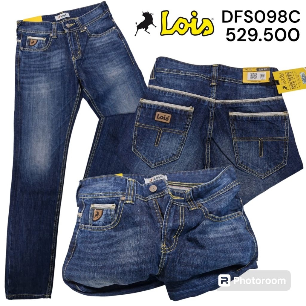 CELANA PANJANG JEANS LOIS ORIGINAL STRAIGHT CUT / REGULER