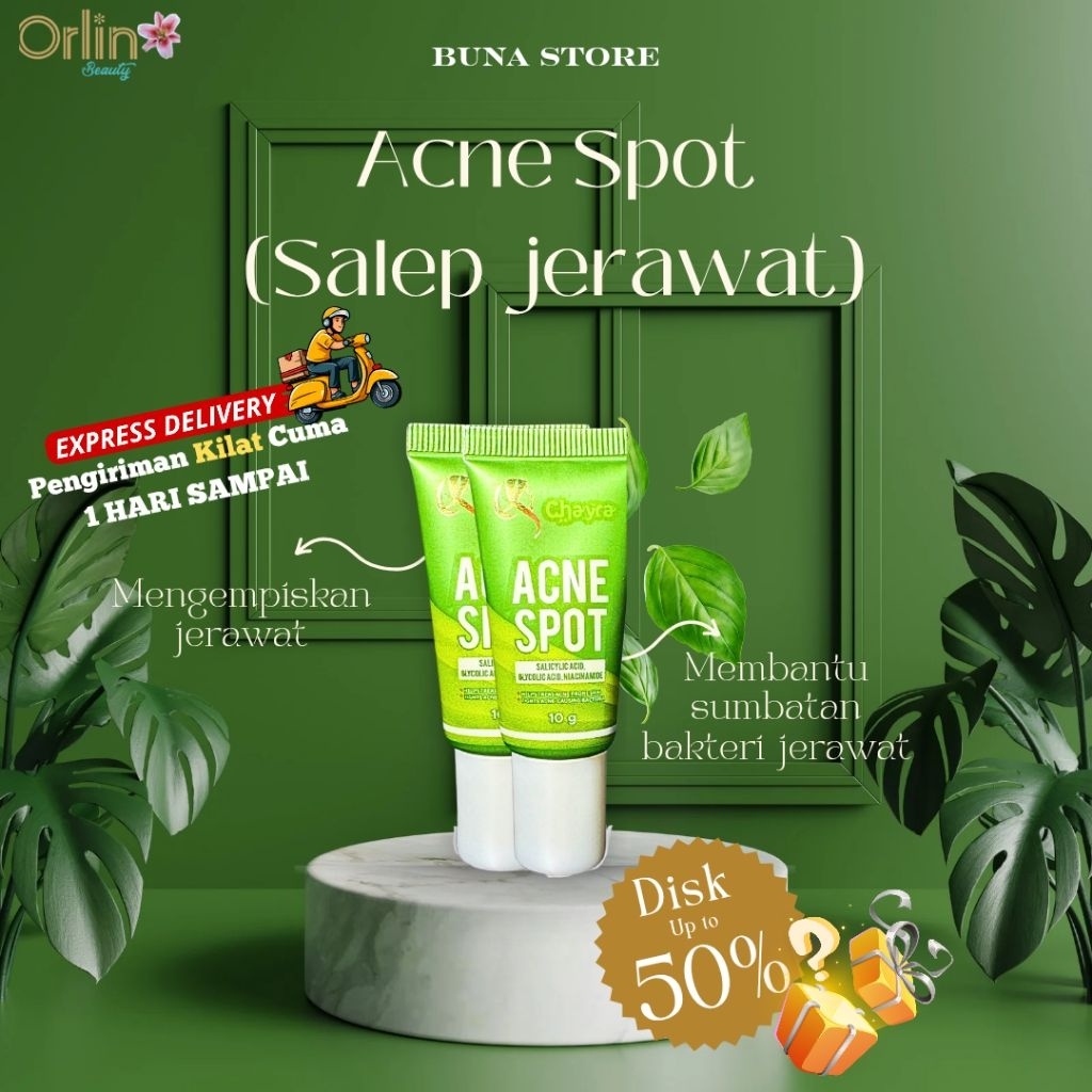(DAPAT BONUS) ACNE SPOT ORLIN BEAUTY/TOTOL JERAWAT ORLIN BEAUTY/ORLIN BEAUTY/AMPUH MENGATASI JERAWAT