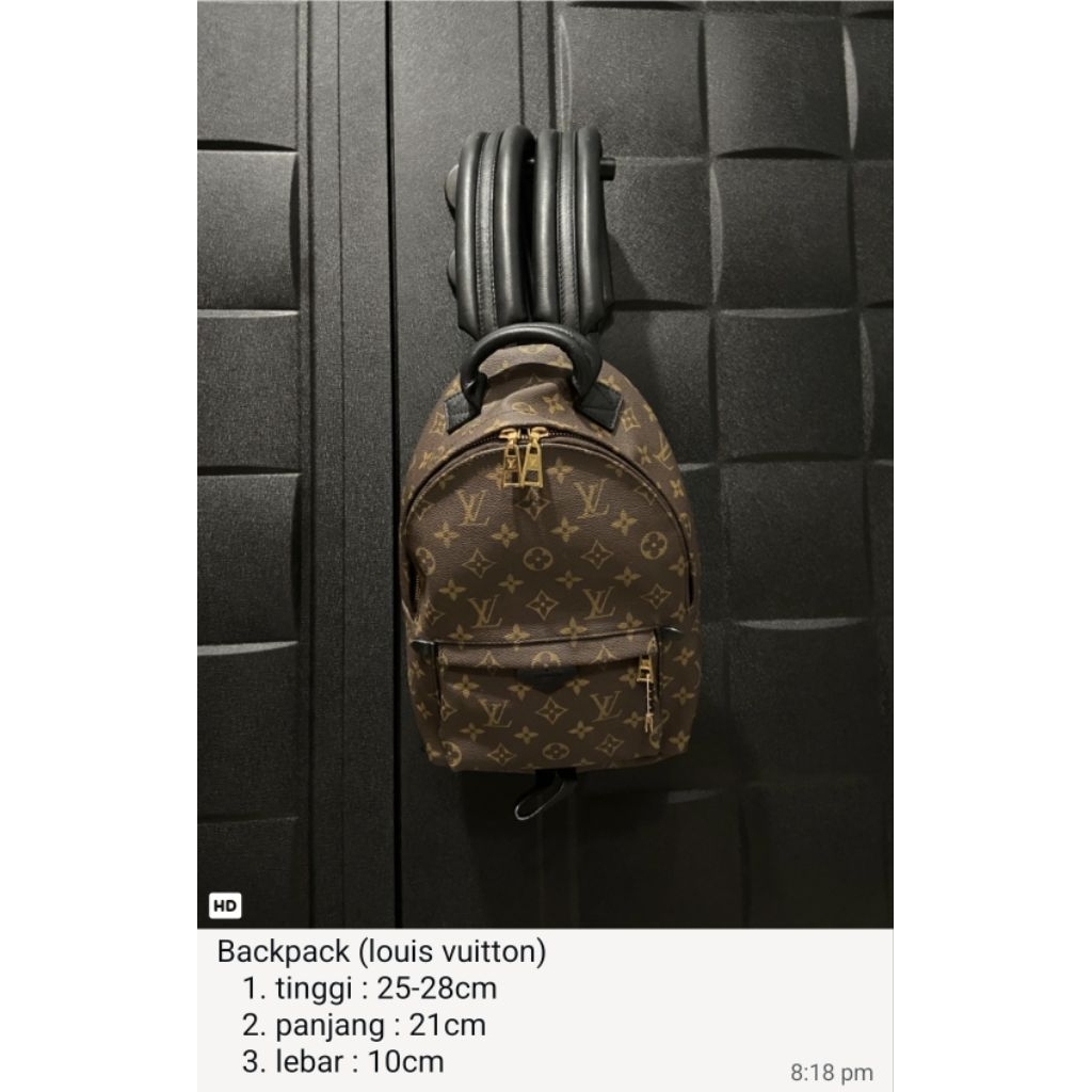 Tas ransel kulit tali  gemoy LV bernoseri