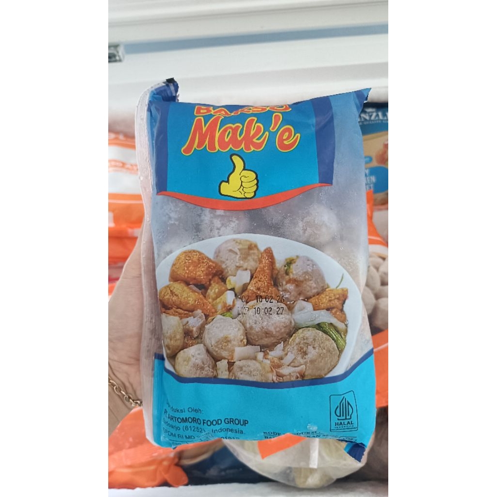 Pentol Mak'e Biru / Bakso Mak'e Biru ORI isi 50pcs