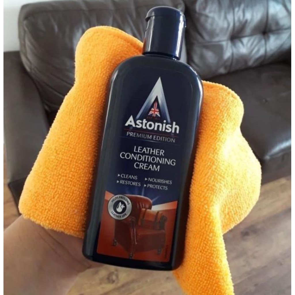 ASTONISH LEATHER CLEANER,PEMBERSIH MATERIAL DAN SOFA KULIT 235 ML