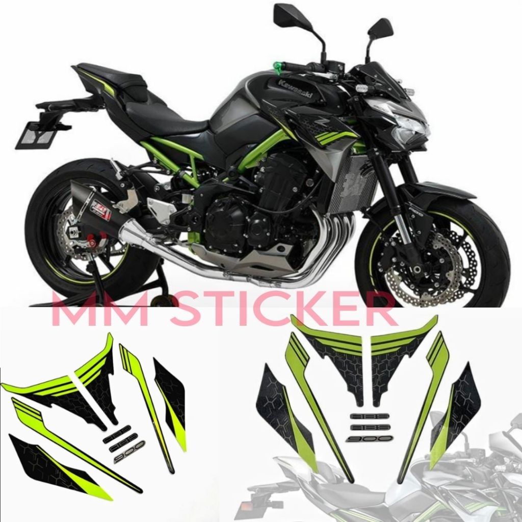 Striping sticker Z900 Tahun 2020 - 2021
