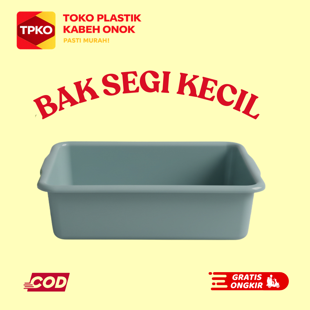 Bak Segi Plastik KECIL
