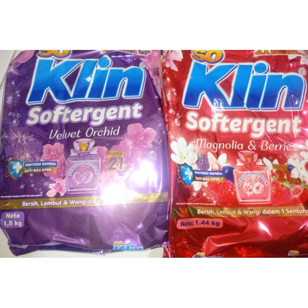 Soklin Softergent / Soklin Detergen Bubuk 1.5kg