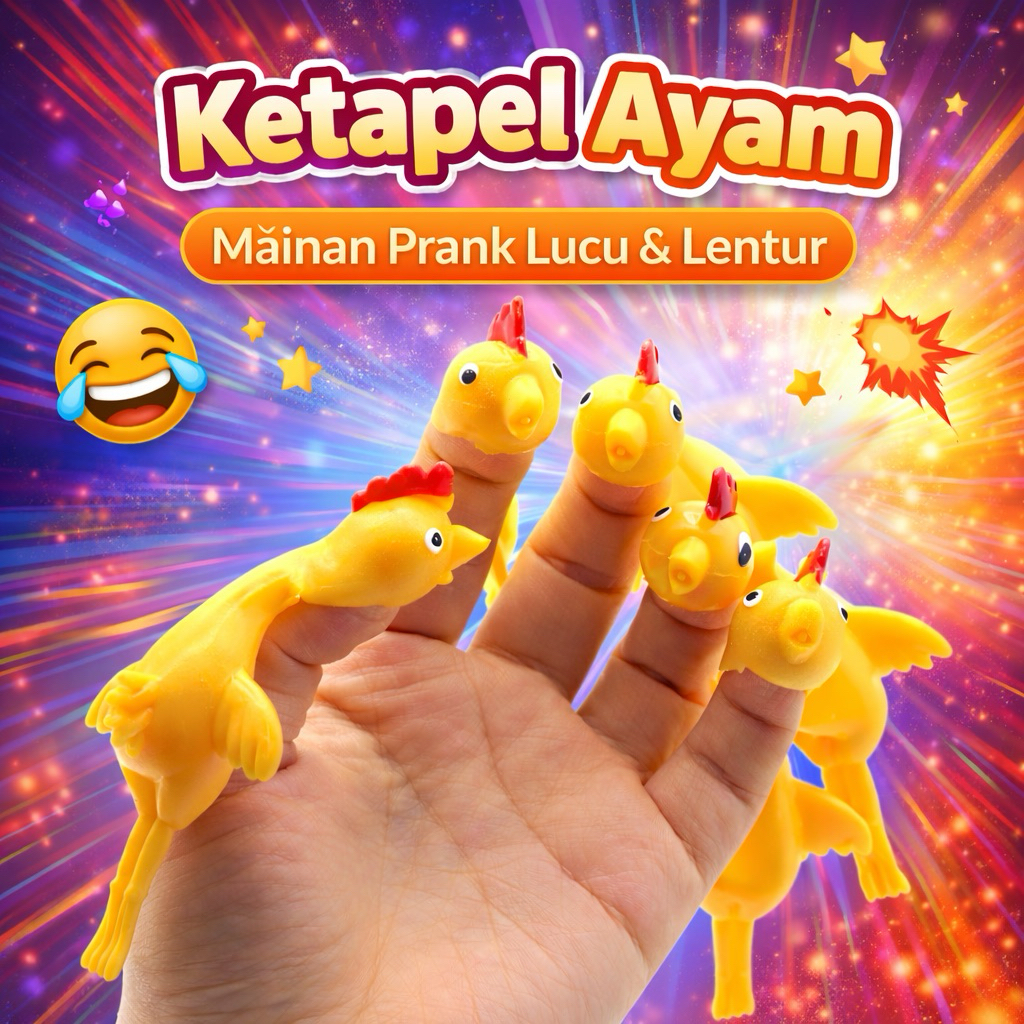 20pc Ketapel Ayam Dino Grosir | Souvenir Ultah Anak