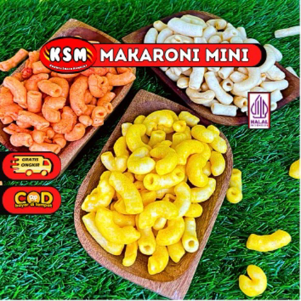-MAKARONI MINI / MAKARONI GORENG / SNACK MAKARONI PEDAS / SNACK KILOAN