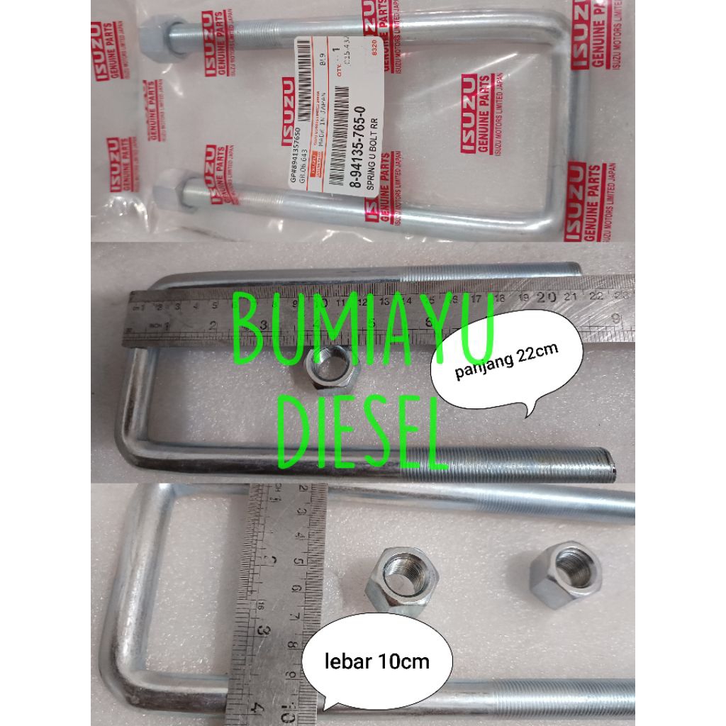 U Bolt Under Axle Behel Isuzu Traga