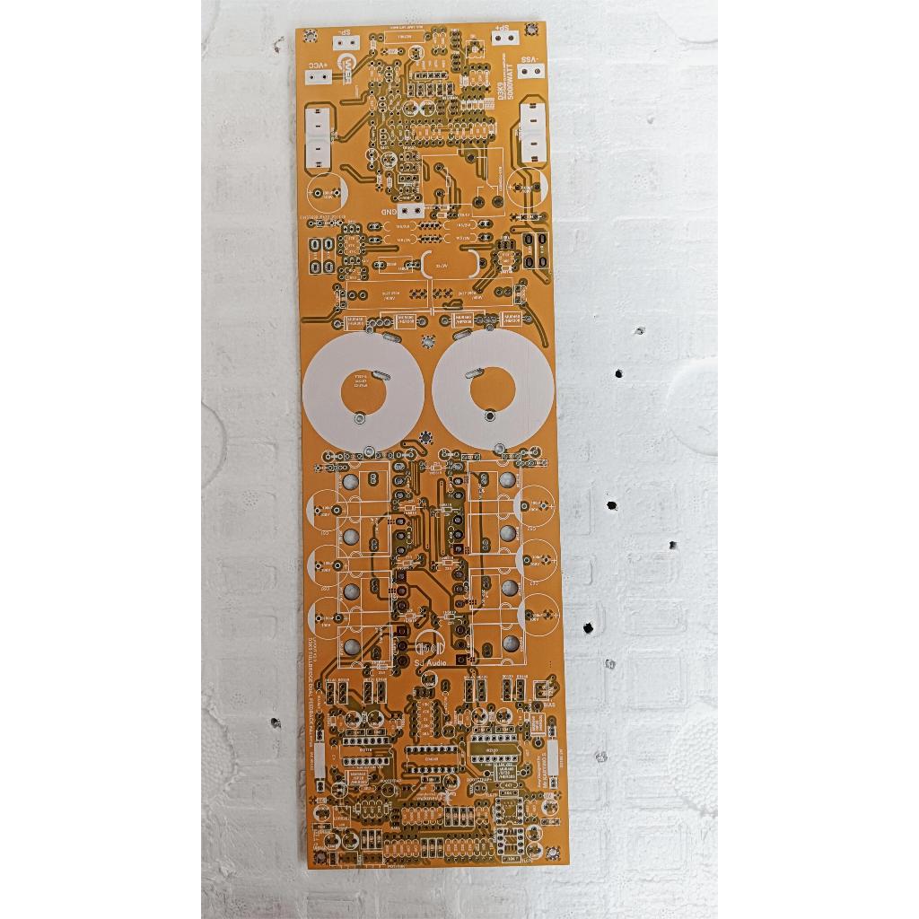 PCB Amplifier Class D Fullbridge D3K9 8 Mosfet Tenaga Badak WER