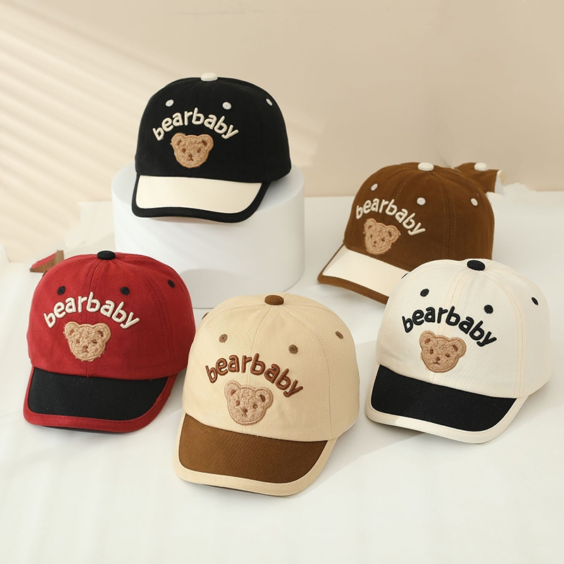 Topi Baseball Anak Bear Baby 2-5 Tahun Tahun Laki-laki Perempuan Fashion Korea Lucu
