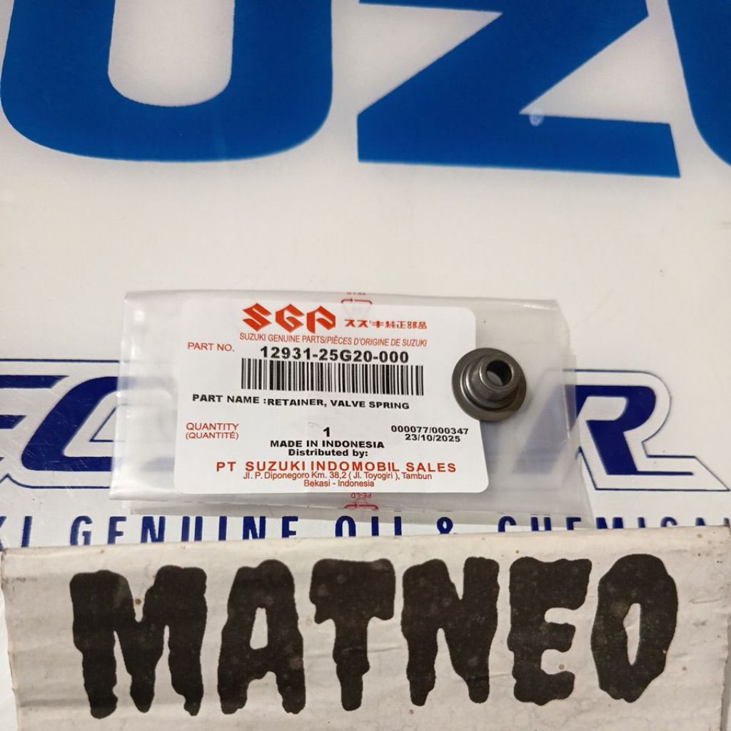 topi kuku klep atas satria fu 150 karbu gsx 150 R S r bandit ring per klep atas retainer original sg