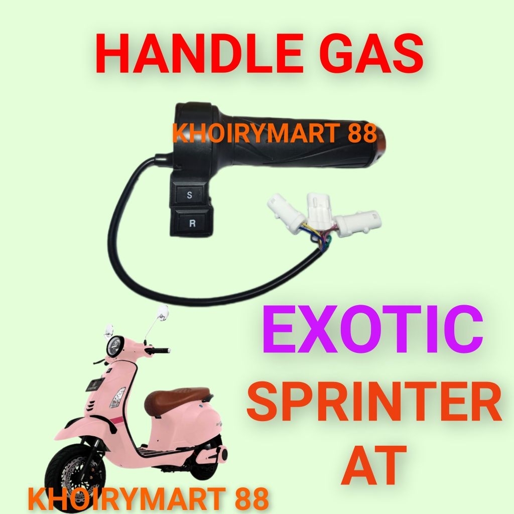 handle gas sepeda listrik Exotic Sprinter AT throttle gas sepeda listrik Exotic Sprinter AT