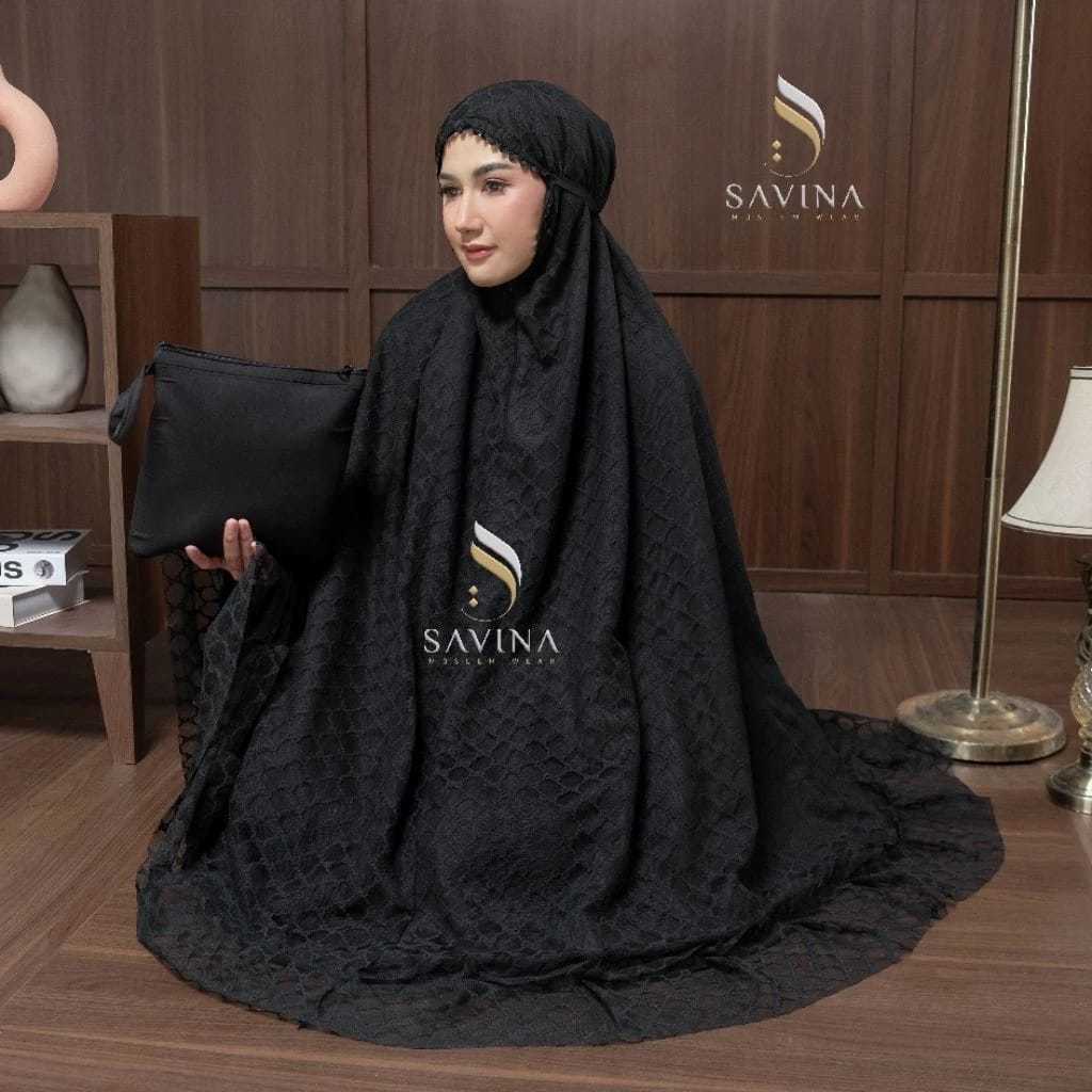 Mukena Tile Brokat Mewah Natasha Series by Savina