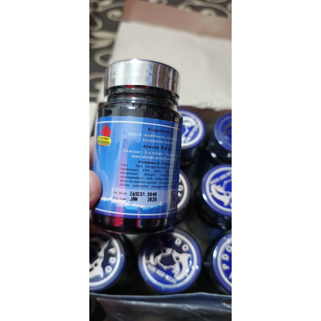 PDO Minyak Ikan Suplemen Kesehatan