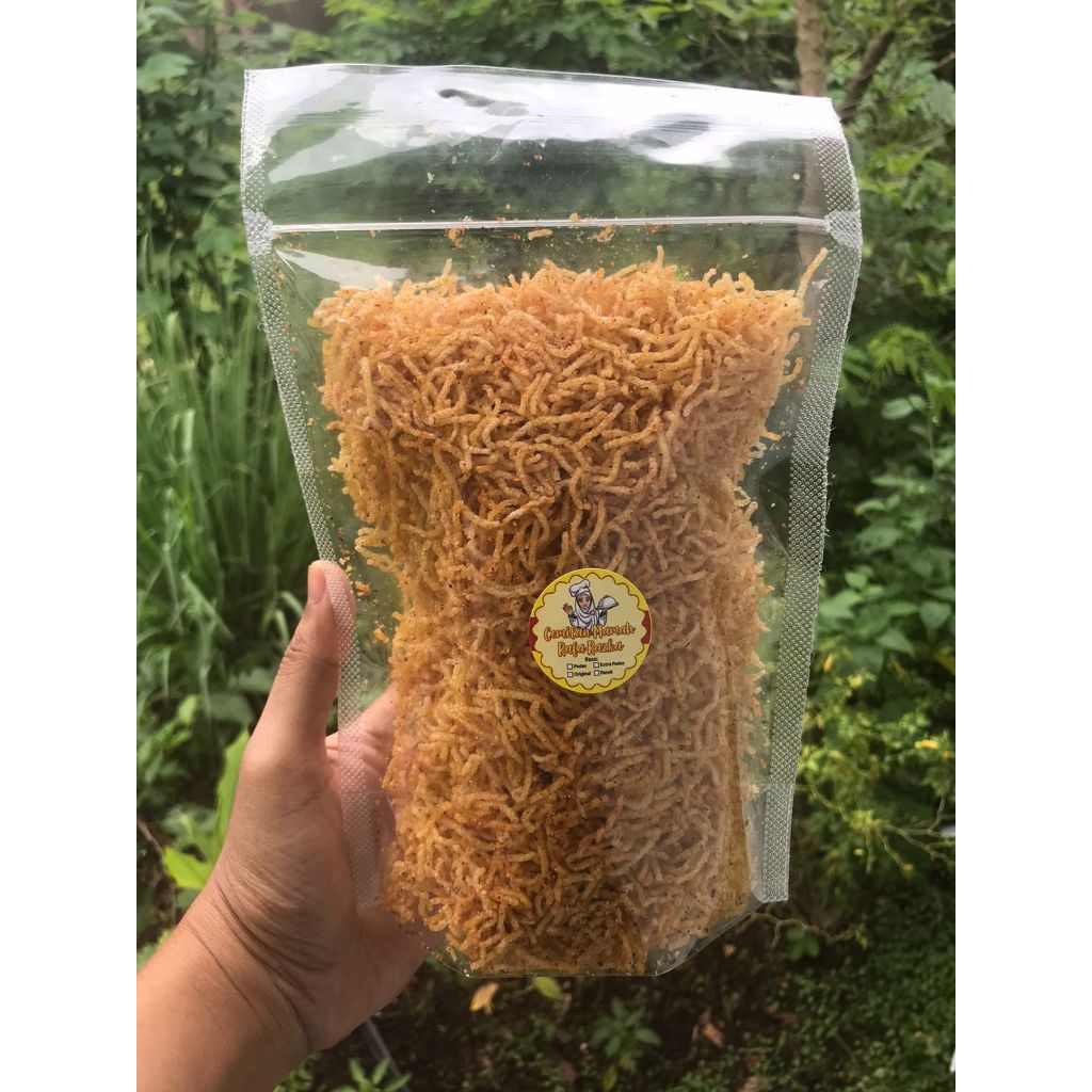 bihun kremes asin pedas daruk cemilan jadul bihun goreng bihun crispy