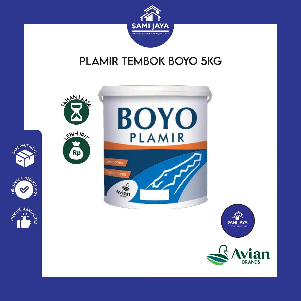 Plamir Tembok Boyo 5KG