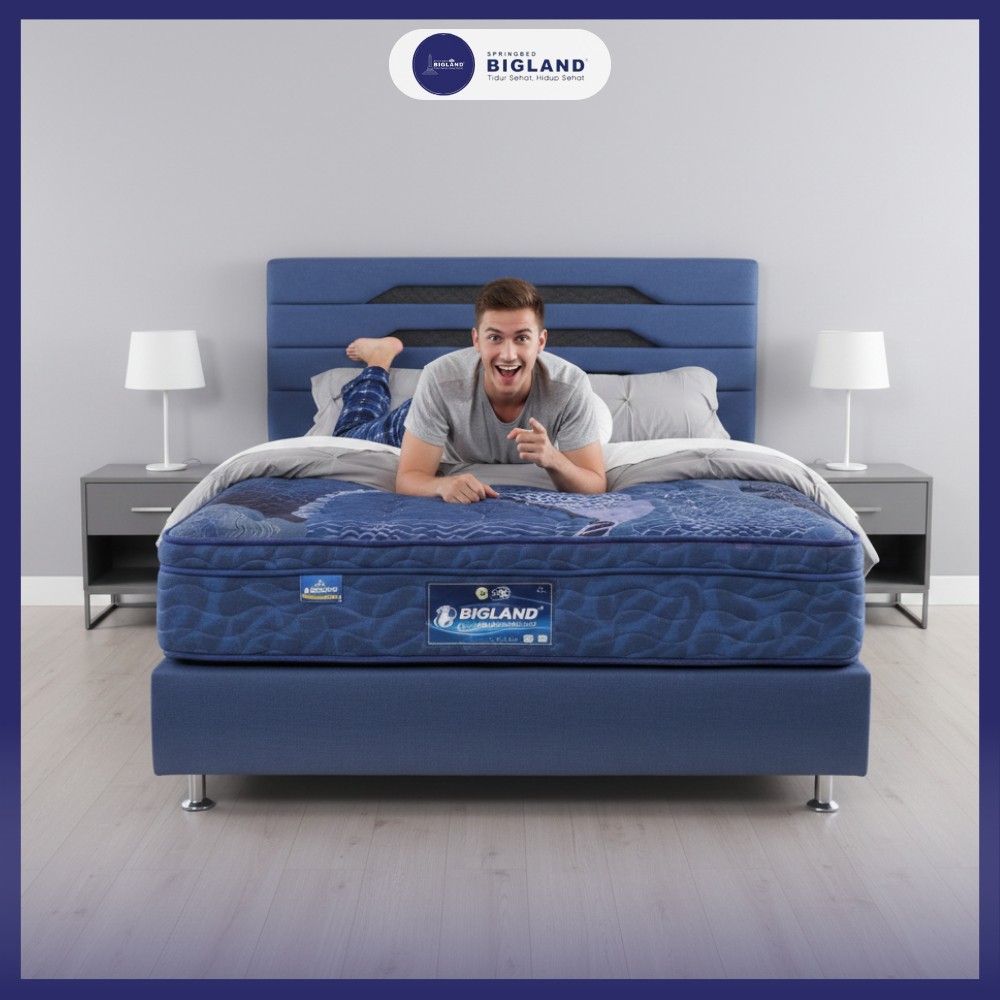 [GRATIS ONGKIR] kasur Spring bed tinggi 30 cm FREE BANTAL ukuran 120x200, 140x200, 160x200, 180x200b