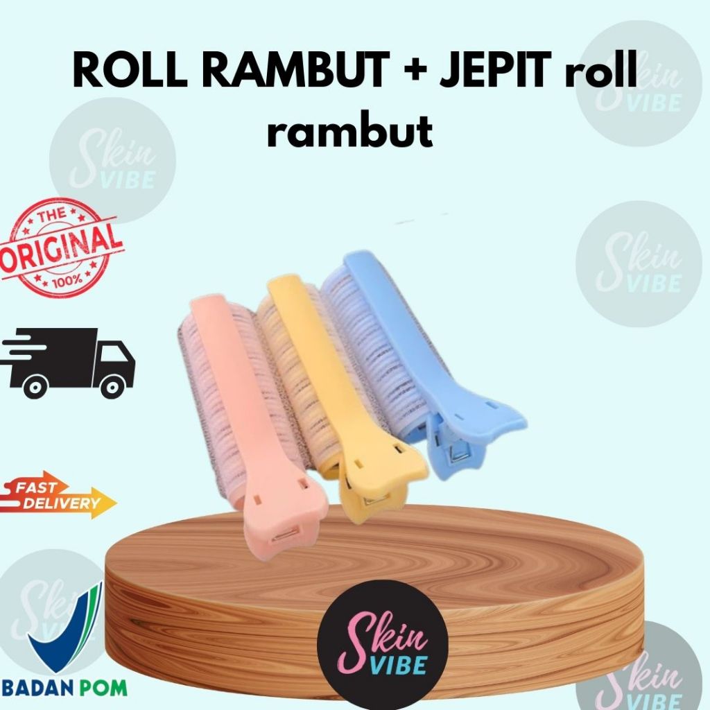 ROLL RAMBUT + JEPIT roll rambut