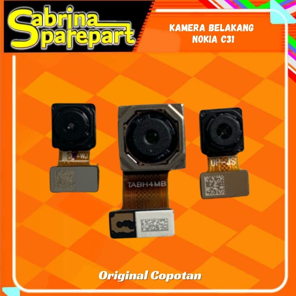Kamera Belakang Nokia C31 1set Second Original Copotan