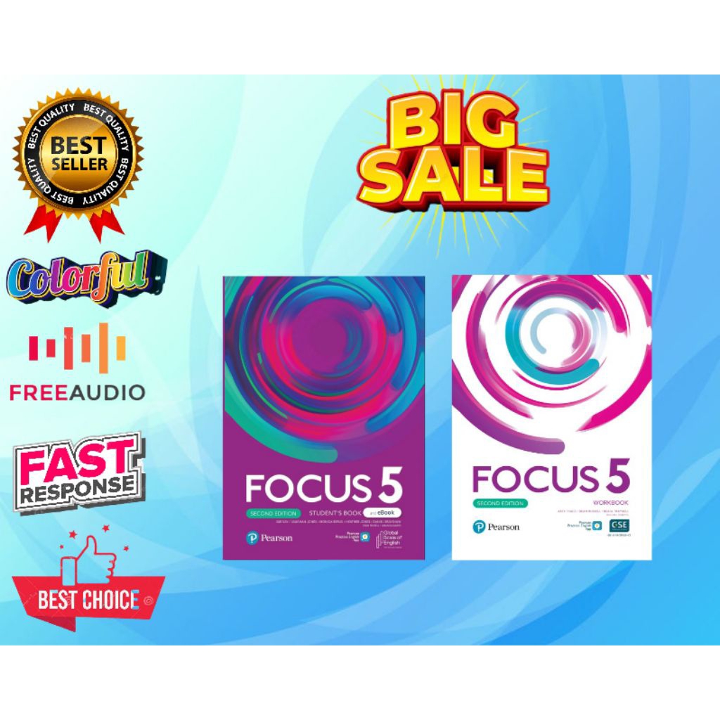 Buku Bahasa Inggris, Fokus 5, Studentbook, Workbook