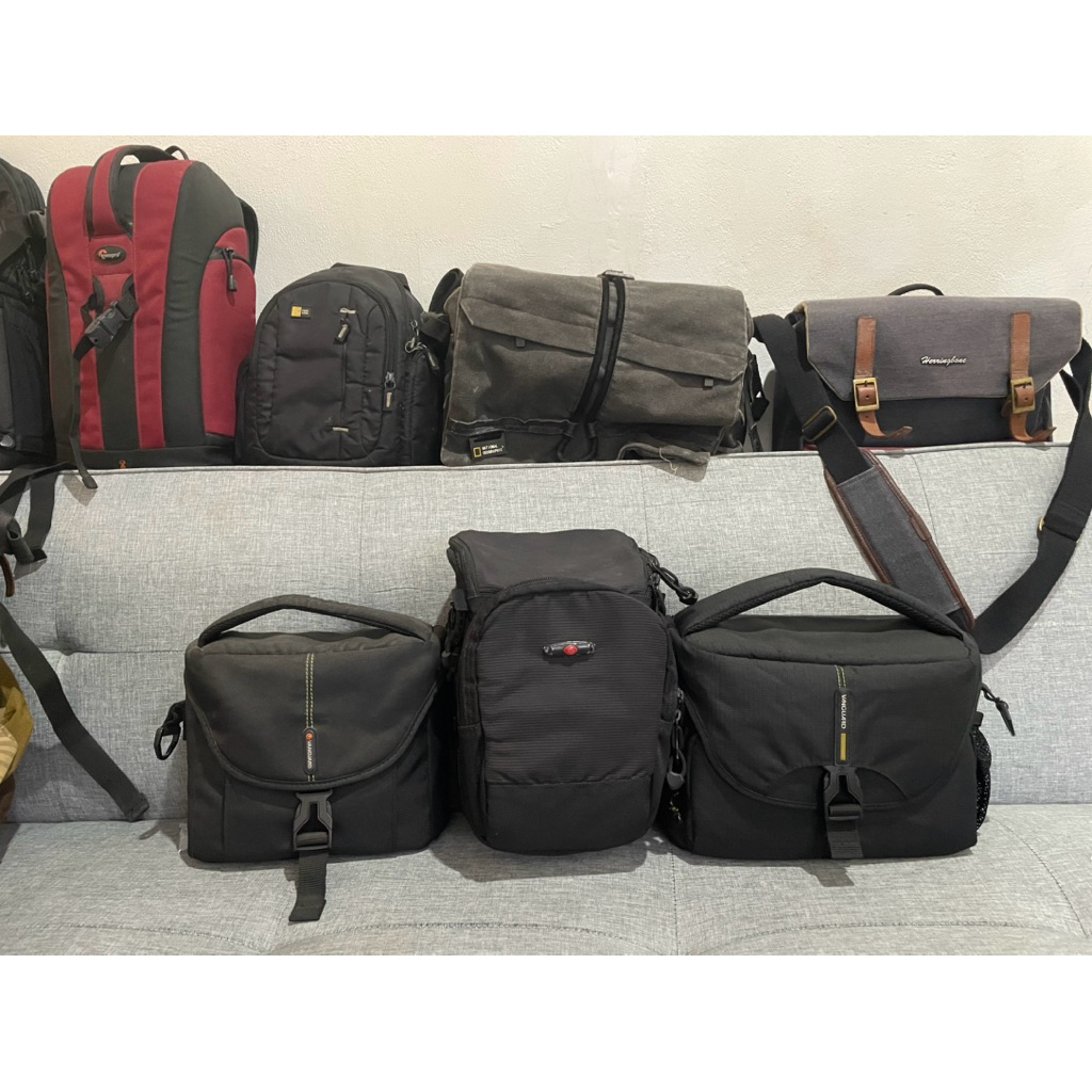 tas kamera lowepro crumpler bekas murah meriah