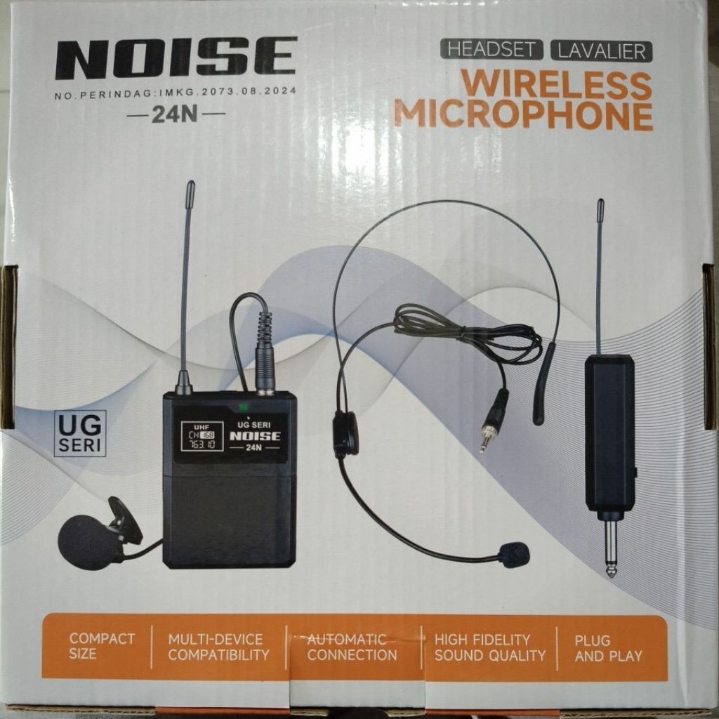 NOISE MICROPHONE WIRELESS BANDO/JEPIT