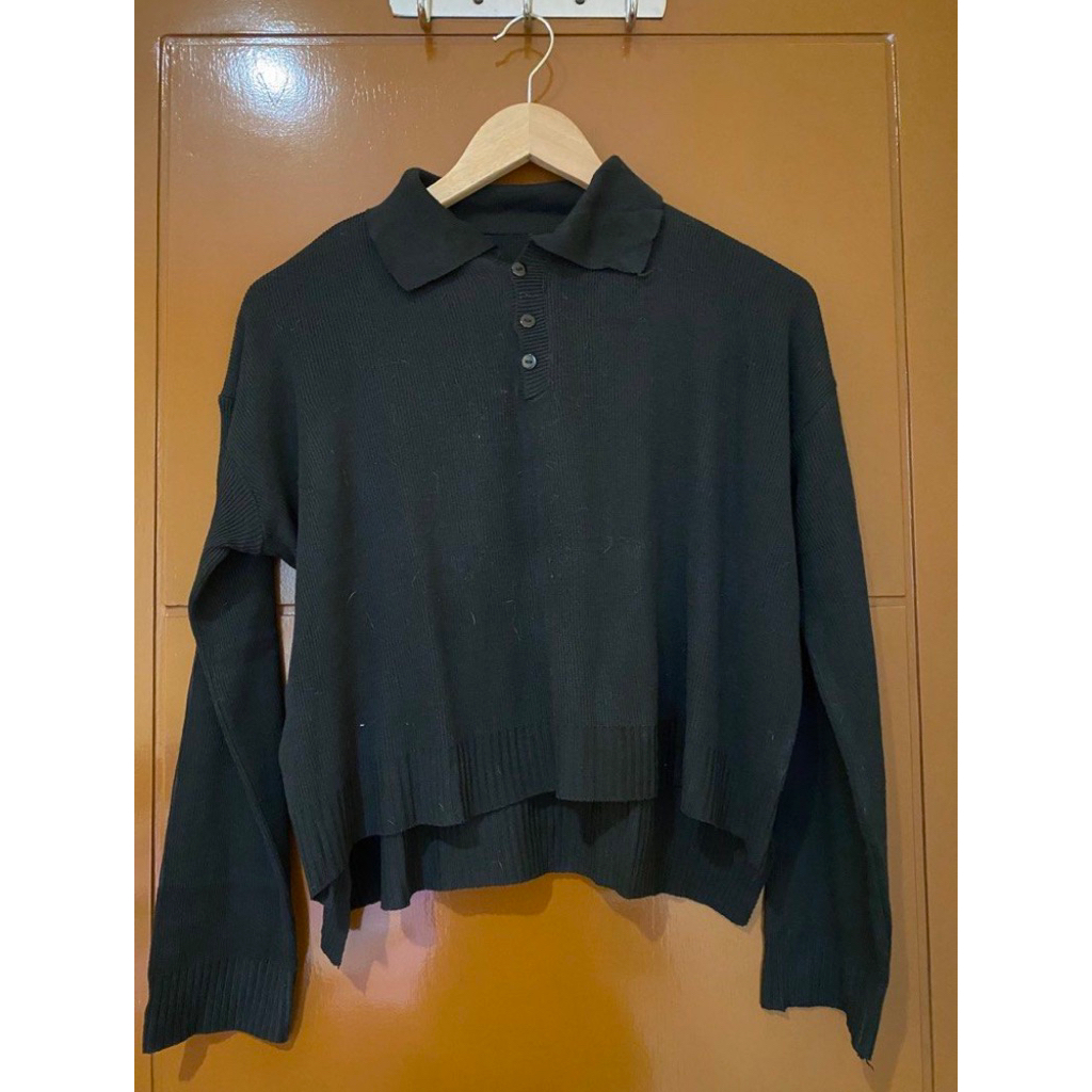 Enzy Sweater Knit - Black