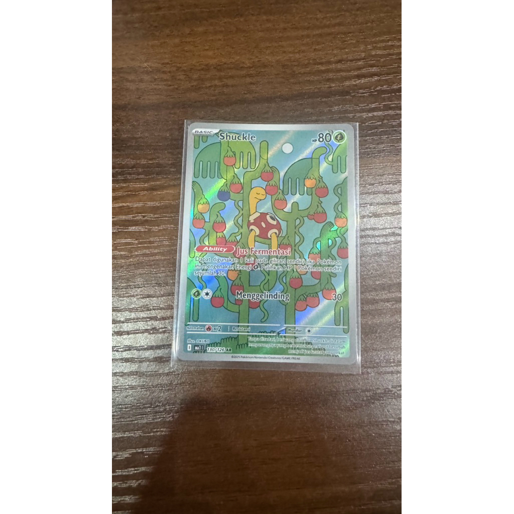 pokemon card shuckle MA1 -130/126 AR