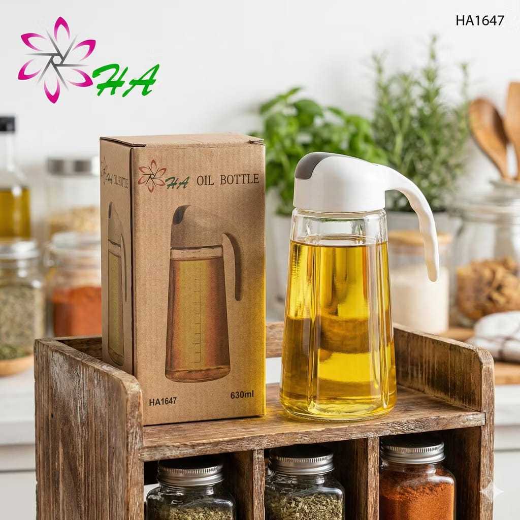 [COD] Botol Minyak Goreng Kaca 630ml / Tempat Penyimpanan Minyak Goreng
