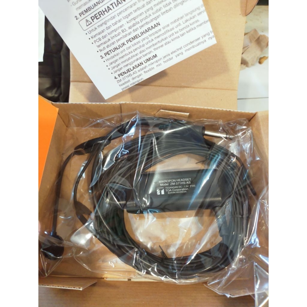 Mic Toa Zm 371HS original mic bando