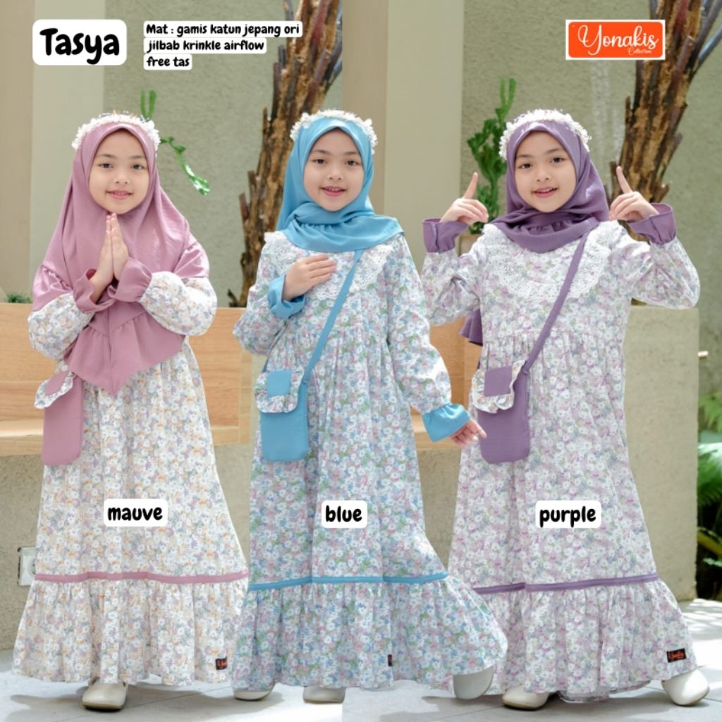 KAIRA • ULFA • TASYA SET BY YONAKIS SET ANAK GAMIS + HIJAB