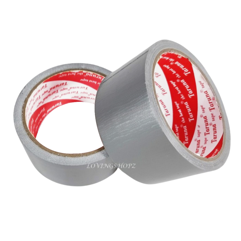 Lakban Kain warna Silver ukuran 2inch